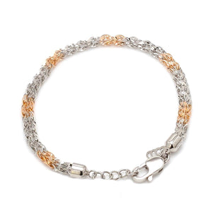 Unique Japanese Platinum Rose Gold Bracelet JL PTB 739R