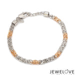 Load image into Gallery viewer, Unique Japanese Platinum Rose Gold Bracelet JL PTB 739R
