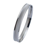 Load image into Gallery viewer, UniSex Platinum Kada with a Unique Concave Texture JL PTB 628
