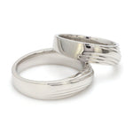 Load image into Gallery viewer, Unisex Platinum Plain Couple Rings JL PT 1153
