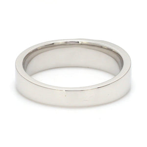 Unisex Platinum Plain Couple Rings JL PT 1153