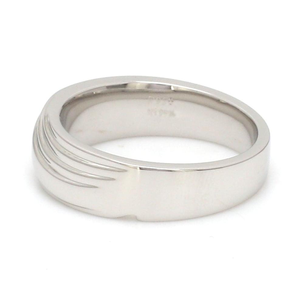 Unisex Platinum Plain Couple Rings JL PT 1153