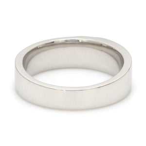 Unisex Platinum Plain Couple Rings JL PT 1153