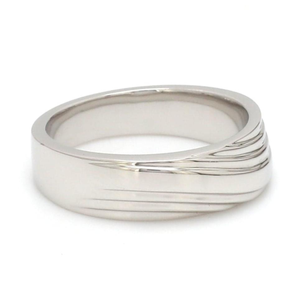 Unisex Platinum Plain Couple Rings JL PT 1153