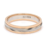 Load image into Gallery viewer, Unisex Platinum &amp; Rose Gold Couple Love Band Rings JL PT 1124
