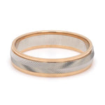 Load image into Gallery viewer, Unisex Platinum &amp; Rose Gold Couple Love Band Rings JL PT 1124
