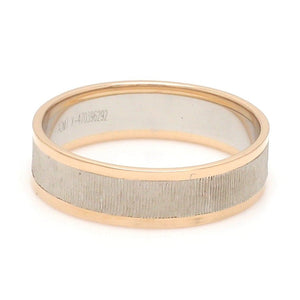 Unisex Platinum & Rose Gold Couple Love Bands JL PT 1362