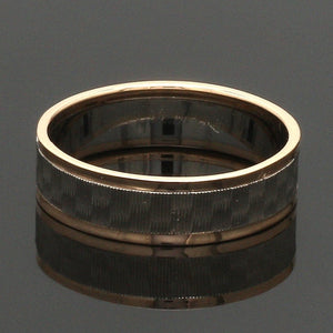 Unisex Platinum & Rose Gold Couple Love Bands JL PT 1362