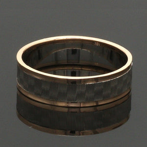 Unisex Platinum & Rose Gold Couple Love Bands JL PT 1362