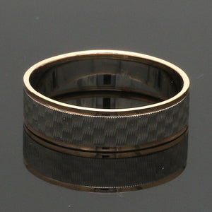 Unisex Platinum & Rose Gold Couple Love Bands JL PT 1362