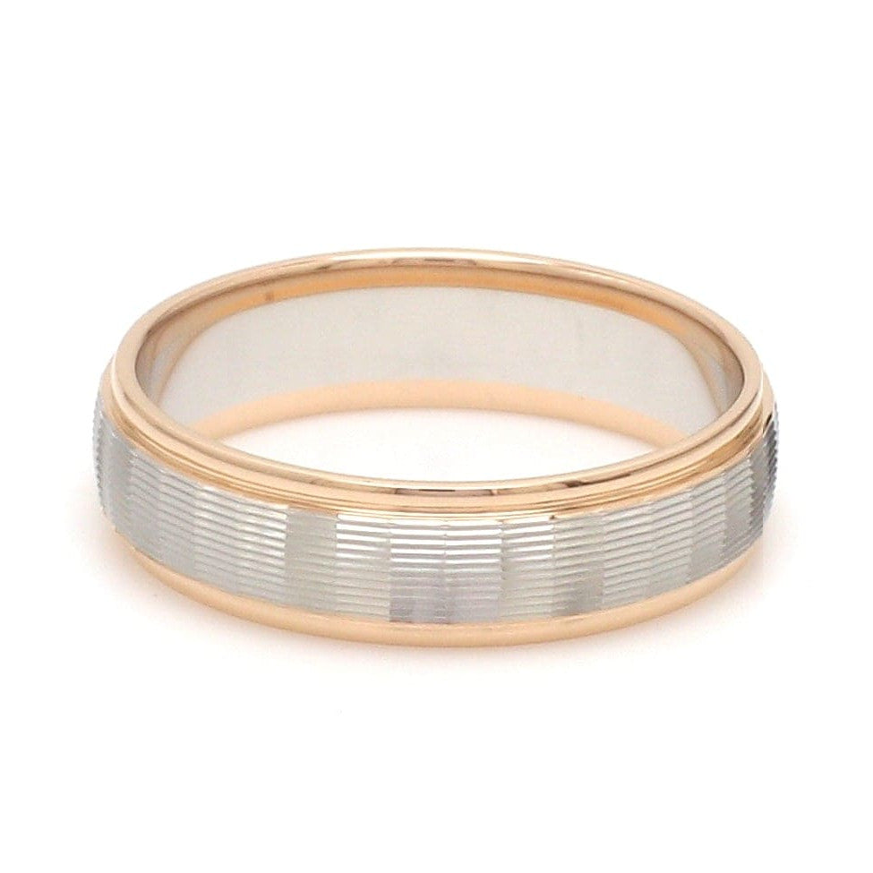 Unisex Platinum Rose Gold Couple Love Bands JL PT 1366