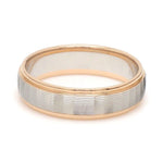 Load image into Gallery viewer, Unisex Platinum Rose Gold Couple Love Bands JL PT 1366
