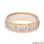 Load image into Gallery viewer, Unisex Platinum Rose Gold Couple Love Bands JL PT 1366
