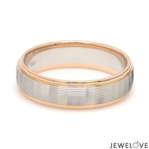 Unisex Platinum Rose Gold Couple Love Bands JL PT 1366