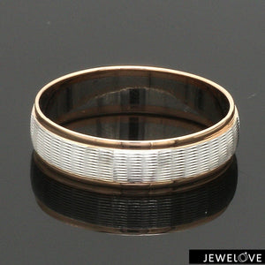 Unisex Platinum Rose Gold Couple Love Bands JL PT 1366