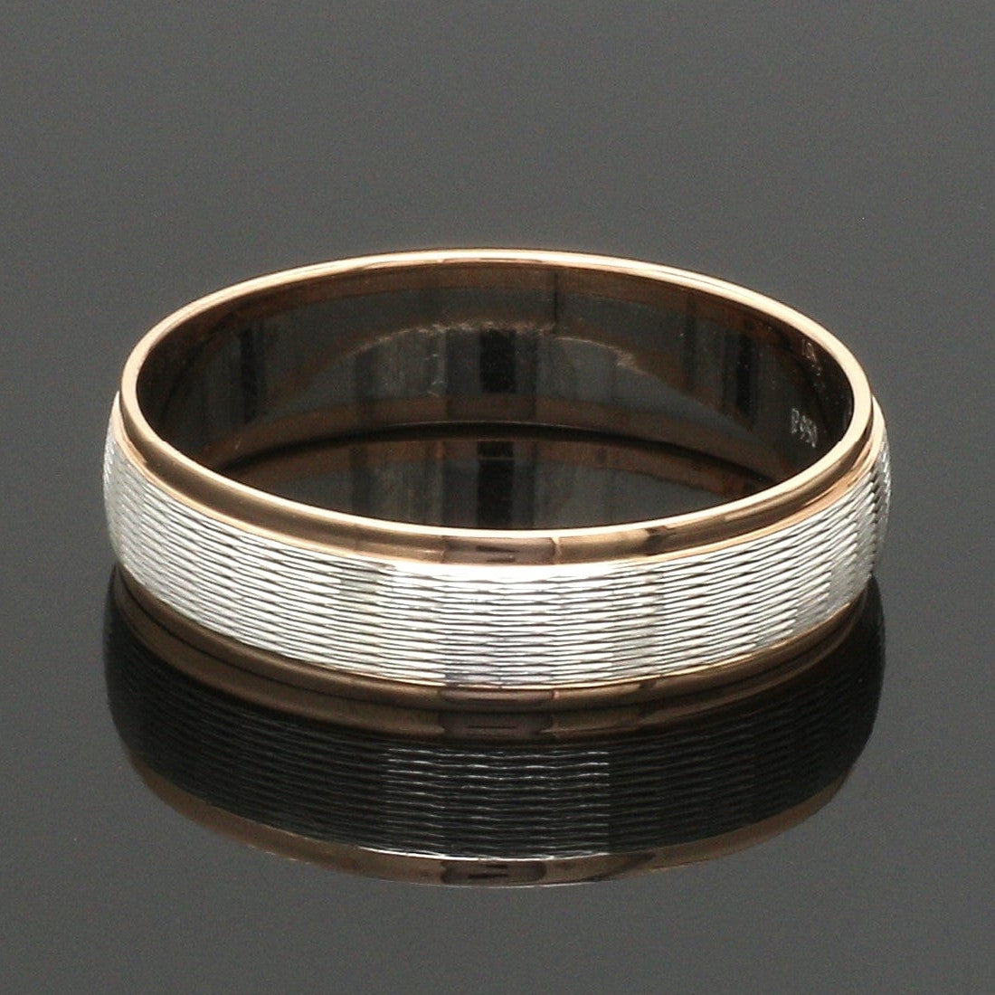 Unisex Platinum Rose Gold Couple Love Bands JL PT 1366