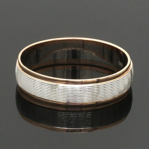 Unisex Platinum Rose Gold Couple Love Bands JL PT 1366