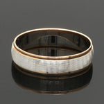 Load image into Gallery viewer, Unisex Platinum Rose Gold Couple Love Bands JL PT 1366
