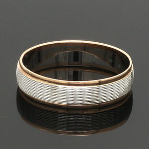 Unisex Platinum Rose Gold Couple Love Bands JL PT 1366