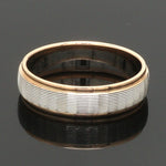 Load image into Gallery viewer, Unisex Platinum Rose Gold Couple Love Bands JL PT 1366
