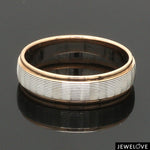 Load image into Gallery viewer, Unisex Platinum Rose Gold Couple Love Bands JL PT 1366
