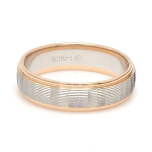 Unisex Platinum Rose Gold Couple Love Bands JL PT 1366