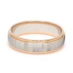 Load image into Gallery viewer, Unisex Platinum Rose Gold Couple Love Bands JL PT 1366
