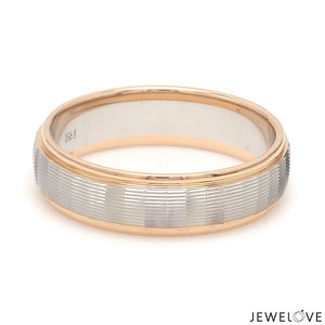 Unisex Platinum Rose Gold Couple Love Bands JL PT 1366