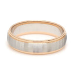 Load image into Gallery viewer, Unisex Platinum Rose Gold Couple Love Bands JL PT 1366
