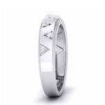 Load image into Gallery viewer, Zigzag 9 Diamond Platinum Band - Unisex  JL PT 5873
