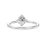 Load image into Gallery viewer, 30-Pointer Marquise Cut Solitaire Diamond Accents Shank Platinum Ring JL PT 1246   Jewelove.US
