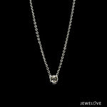 Load image into Gallery viewer, Single Diamond Pendant Platinum Chain JL PT CH 1317
