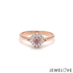 Load image into Gallery viewer, 18K Rose Gold Ring with Pink Diamond for Women JL AU 100   Jewelove.US
