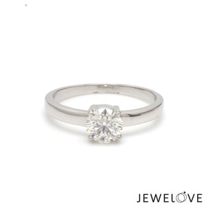 1.50-Carat Lab Grown Solitaire Platinum Engagement Ring JL PT LG G 1269-C