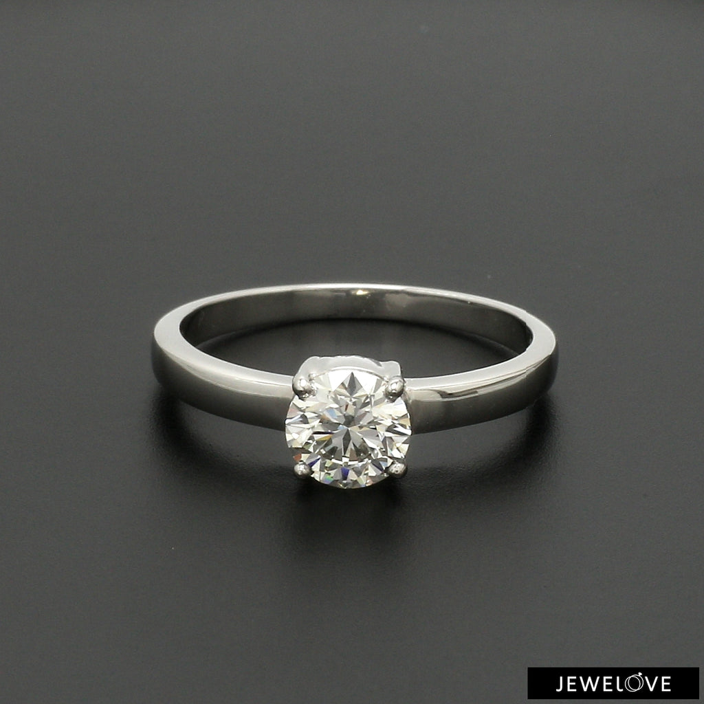 50-Pointer Solitaire Platinum Engagement Ring JL PT 1269-A   Jewelove.US