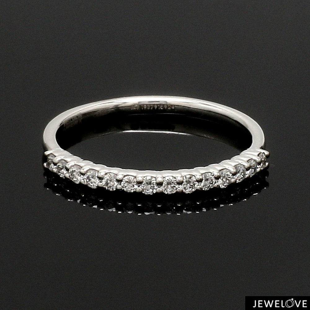 Half Eternity Diamond Ring in Platinum JL PT 1363