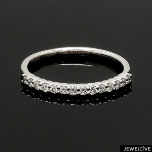 Half Eternity Diamond Ring in Platinum JL PT 1363