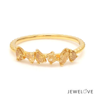 18K Yellow Gold Ring with Yellow Diamond JL AU 127