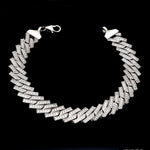 Load image into Gallery viewer, Platinum Cuban Diamond Bracelet for Men JL PTB 1238
