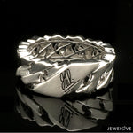 Load image into Gallery viewer, Men of Platinum | Heavy Ring for Men JL PT MSD 101
