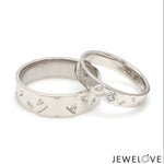 Load image into Gallery viewer, Designer Platinum  Princess Diamond Cut Couple Ring JL PT CB 87
