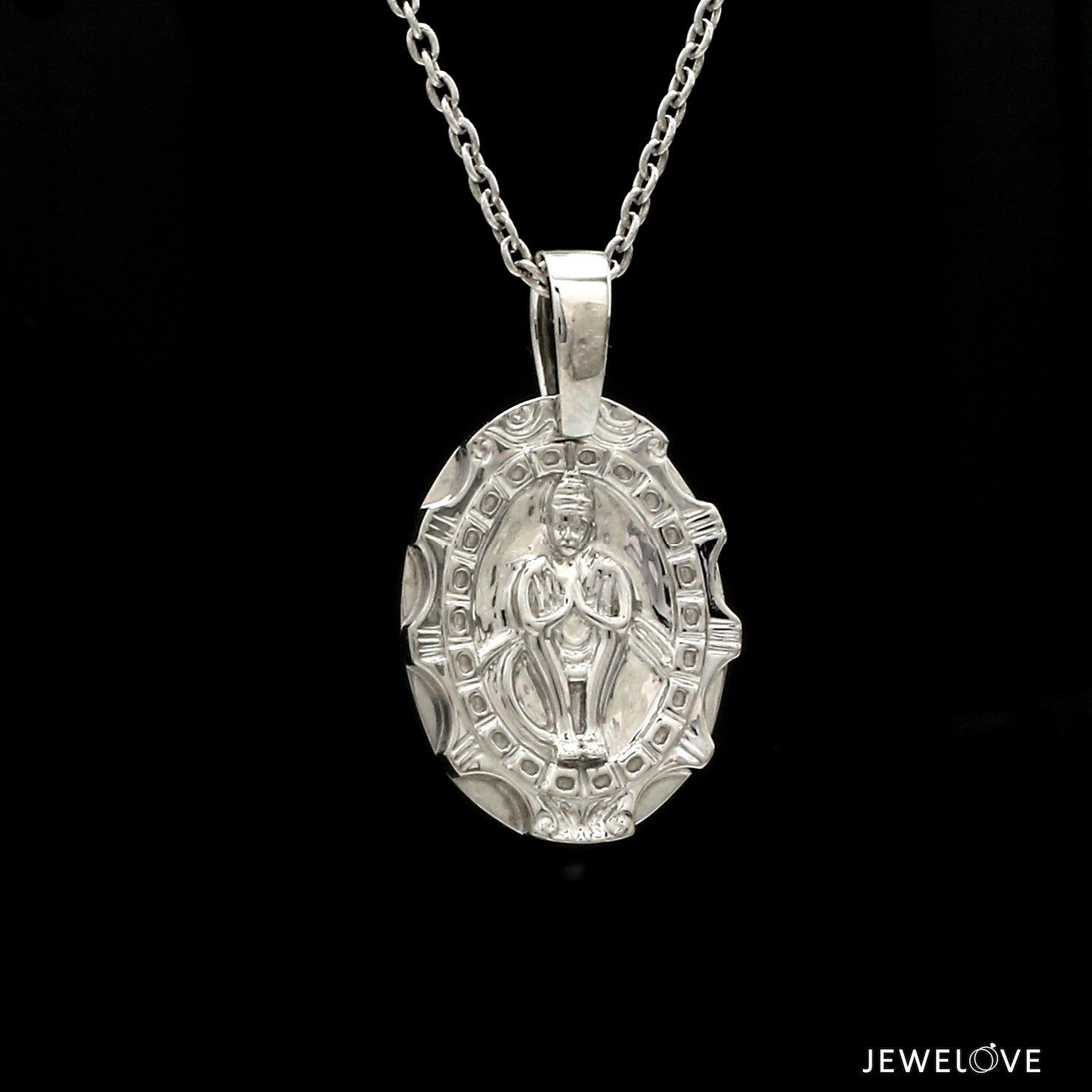 Hanuman Ji Pendant in Platinum JL PT Hanuman-2