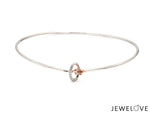 Load image into Gallery viewer, Evara Platinum Rose Gold Diamond Bracelet for Women JL PTB 1284
