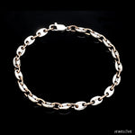 Load image into Gallery viewer, 5.25mm Platinum &amp; Rose Gold Bracelet for Men JL PTB 1278
