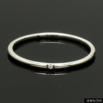 Load image into Gallery viewer, Single Diamond Platinum Ring for Women JL PT 0642
