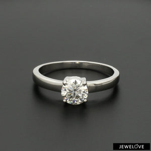 70-Pointer Lab Grown Solitaire Platinum Engagement Ring JL PT LG G 1269-A