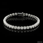 Load image into Gallery viewer, 18-Pointer Diamond Tennis Bracelet JL PTB 755
