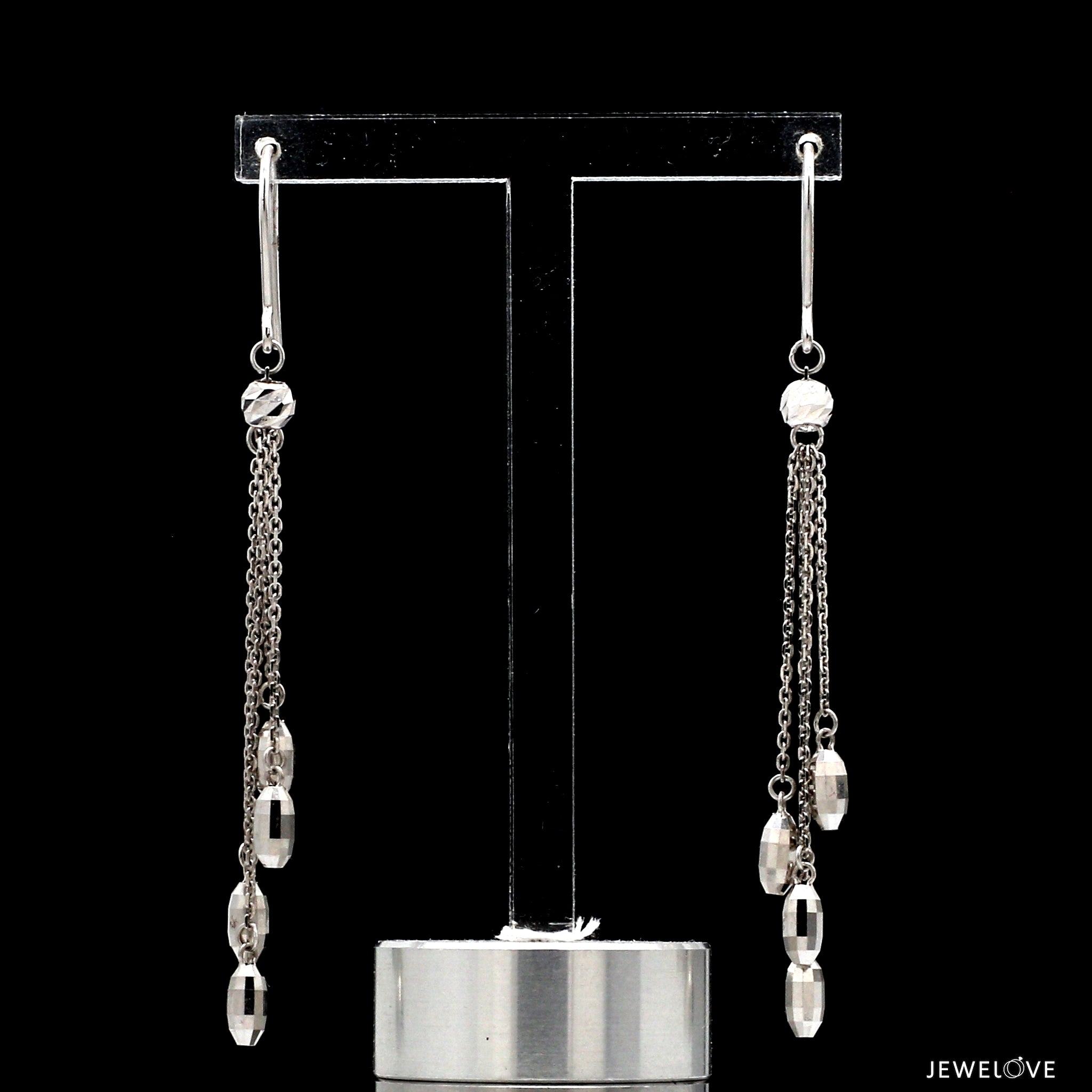 Japanese Platinum Earrings for Women JL PT E 298   Jewelove.US