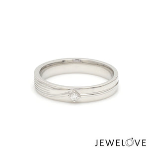 Platinum Diamond Couple Bands JL PT CB 134   Jewelove