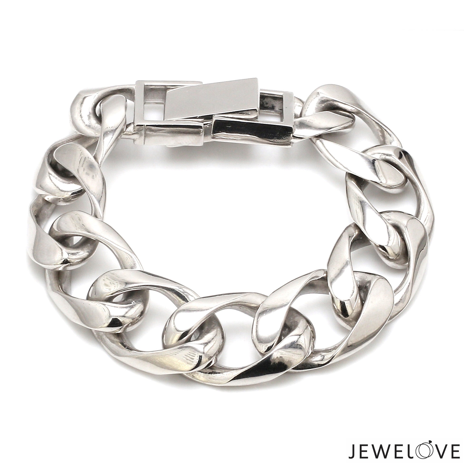 Platinum Heavy Bracelet for Men JL PTB 1183-A